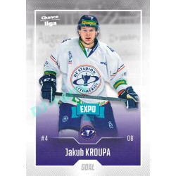 2022/23 Goal Cards Chance Liga Update #437 Jakub Kroupa Expo Blue