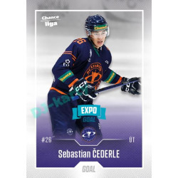 2022/23 Goal Cards Chance Liga Update #440 Sebastian Čederle Expo Blue