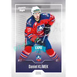 2022/23 Goal Cards Chance Liga Update #442 Daniel Klímek Expo Blue