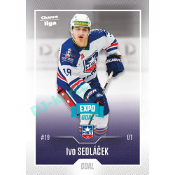 2022/23 Goal Cards Chance Liga Update #443 Ivo Sedláček Expo Blue
