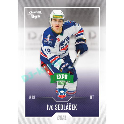 2022/23 Goal Cards Chance Liga Update #443 Ivo Sedláček Expo Green