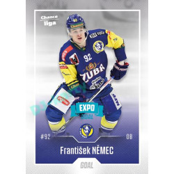 2022/23 Goal Cards Chance Liga Update #445 František Němec Expo Blue