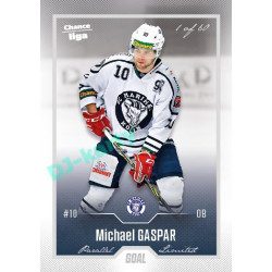 2022/23 Goal Cards Chance Liga Update #455 Michael Gaspar Silver 1 of 60