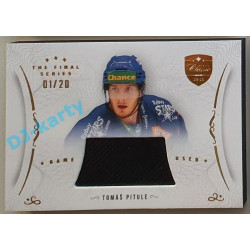 2021/22 OFS The Final Series Tomáš Pitule #STI-PIT 01/20 Game Used Stick Gold