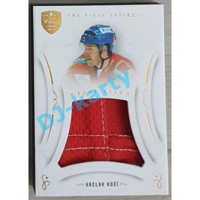 2021/22 OFS The Final Series Václav Kočí #JER-VK Game Used Jersey Gold PROMO
