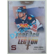 2020/21 OFS 2. série Andrej Kudrna #FL-AKU 14/15 Foreign Legion Neon Rainbow