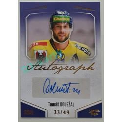 2022/23 Goal Cards Chance Liga 1. série #A-41 Tomáš Doležal Autograph 33/49