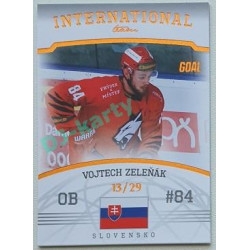 2022/23 Goal Cards Chance Liga 2. série #IT-09 Vojtech Zeleňák International Team Parallel 13/29