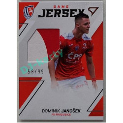2022/23 Sportzoo Fortuna Liga 2. série #GJ-JA Dominik Janošek Game Jersey 58/99