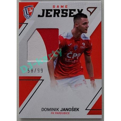 2022/23 Sportzoo Fortuna Liga 2. série #GJ-JA Dominik Janošek Game Jersey 58/99