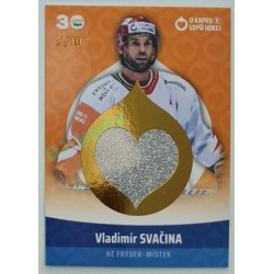 2022/23 Goal cards Chance Liga O kapku lepší hokej #KN-17 Vladimír Svačina Red 5/10
