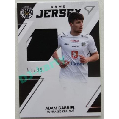 2022/23 Sportzoo Fortuna Liga 2. série #GJ-AG Aham Gabriel Game Jersey 58/99