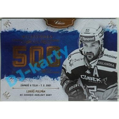 2020/21 OFS 2. série Lukáš Pulpán #MS-LPU Milestones GOLD /99