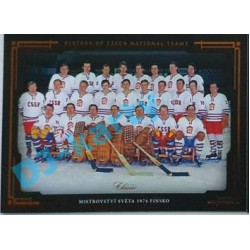 2020 OFS SSČH Mistrovství světa 1974 Finsko #HCNT-27 02/20 History of Czech National Teams Cooper