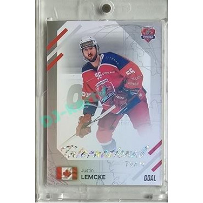 2023/24 Goal cards Chance Liga 2. série #IN-15 Justin Lemcke International Parallel xx/19