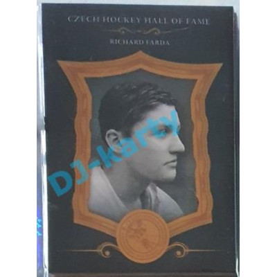 2020 OFS Síň slávy českého hokeje Richard Farda #SSCH-056 15/25 Black Cut