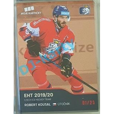 2020 MK reprezentace Robert Kousal EHT #15 01/25 Red