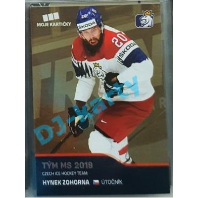 2020 MK reprezentace Hynek Zohorna Tým MS 2019 #60 Gold Promo