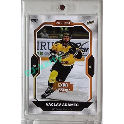 2023/24 Goal cards Chance Liga 2. série #362 Václav Adamec Expo Gold 1of7