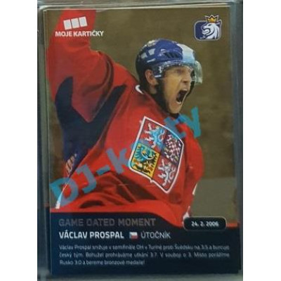 2020 MK reprezentace Václav Prospal GDM #93 Gold Promo