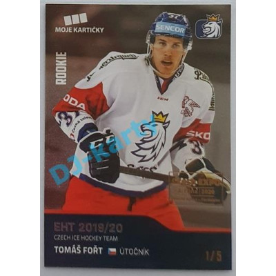 2020 MK reprezentace Tomáš Fořt #3 1/5 Silver Czech Expo