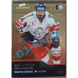 2020 MK reprezentace Martin Zaťovič #42 3/5 Gold Czech Expo