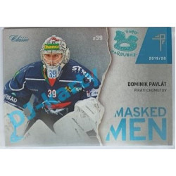 2019/20 OFS Chance liga Dominik Pavlát #MM-DPA xx/15 Masked Men Expo Pard.