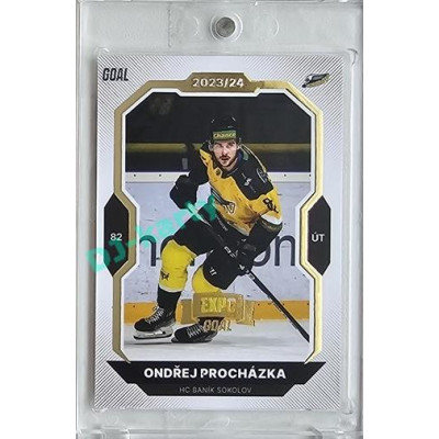 2023/24 Goal cards Chance Liga 2. série #364 Ondřej Procházka Expo Gold 1of7
