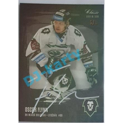 2019/20 OFS Oscar Flynn #129 1/5 Black Rainbow Signature