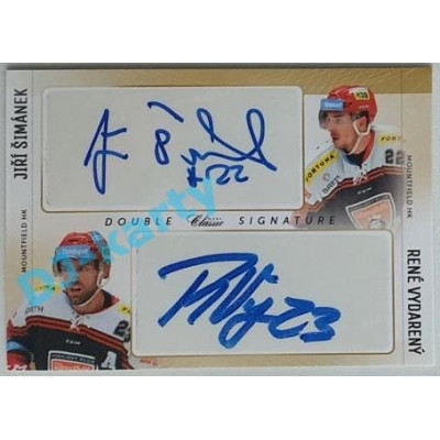 2016/17 OFS Jiří Šimánek/René Vydarený #DS-32 12/14 Double Signature
