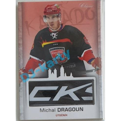 2017 OFS Mountfield Cup Michal Dragoun #20 2/9 Game Used Stick