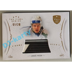 2021/22 OFS The Final Series Lukáš Pech #STI-PEL 01/20 Game Used Stick Gold