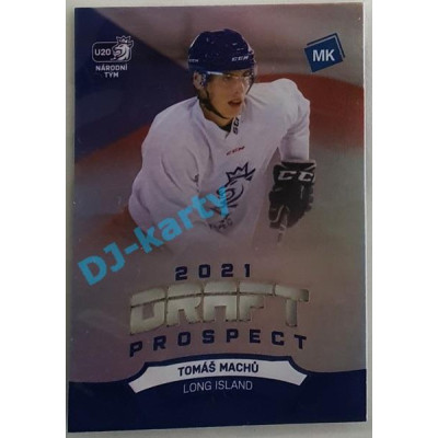 2021 MK reprezentace Tomáš Machů #DP8 Draft Prospects Rainbow laser
