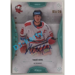 2021/22 OFS The Final Series Tobiáš Handl #77 05/20 Bonus Signature Rainbow