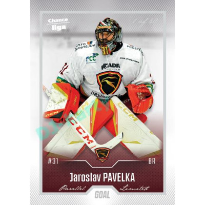 2022/23 Goal Cards Chance Liga 1. série #045 Jaroslav Pavelka Silver 1 of 60