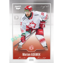 2022/23 Goal Cards Chance Liga Update #465 Marian Adámek Silver 1 of 60