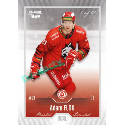 2022/23 Goal Cards Chance Liga Update #467 Adam Flok Silver 1 of 60