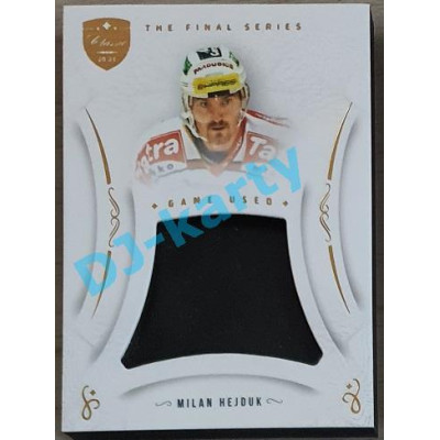 2021/22 OFS The Final Series Milan Hejduk #MEM-MH Game Used Gold PROMO