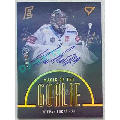 2022/23 Sportzoo ELH 1. série #MGS-SL Štěpán Lukeš Magic of the Goalie Auto xx/85