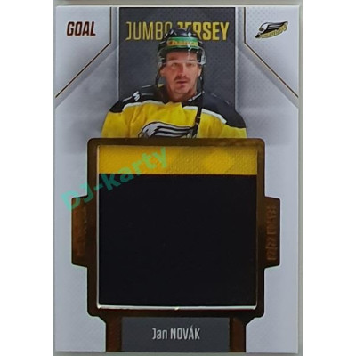 2022/23 Goal Cards Chance Liga 1. série #J-05 Jan Novák JUMBO Jersey 02/77
