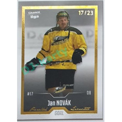 2022/23 Goal Cards Chance Liga 1. série #033 Jan Novák Gold 17/23