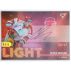 2022/23 Sportzoo ELH 2. série #RLS-OO Oliver Okuliar Red Light Auto xx/65