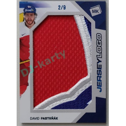 2023 MK reprezentace #JL-23 David Pastrňák Jersey Logo Memorabilia 2/9
