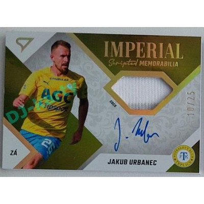 2022/23 Sportzoo Fortuna Liga 2. série #IM-JU Jakub Urbanec Imperial Scripted Memorabilia 10/25