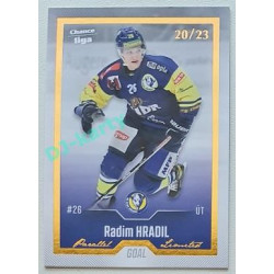 2022/23 Goal Cards Chance Liga Update #446 Radim Hradil Gold xx/23