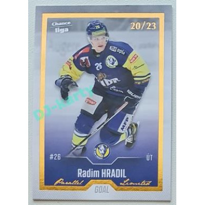 2022/23 Goal Cards Chance Liga Update #446 Radim Hradil Gold xx/23