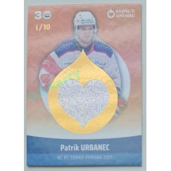 2022/23 Goal cards Chance Liga O kapku lepší hokej #KN-19 Patrik Urbanec Red 1/10