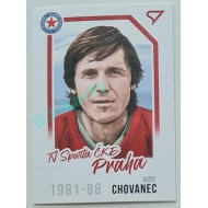 2023 Sportzoo Dekády fotbalové ligy #P-016 Josef Chovanec Portrét Canvas Paralel