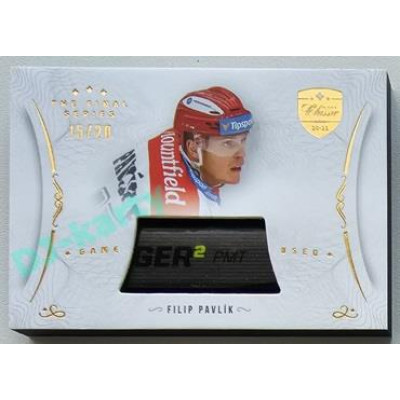 2021/22 OFS The Final Series Filip Pavlík #STI-PAF 15/20 Game Used Stick Gold