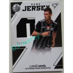 2022/23 Sportzoo Fortuna Liga 2. série #GJ-HA Lukáš Havel Game Jersey 84/99